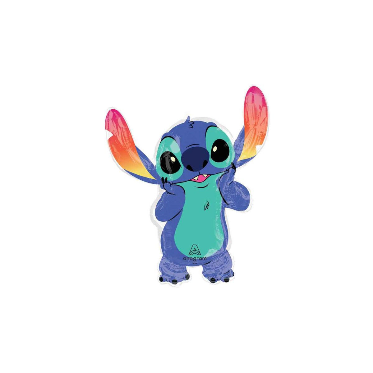 Stitch SuperShape Foil Balloon - Inflated Stitch SuperShape Foil Balloon - Inflated