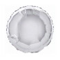 Silver Round Foil Balloon - Inflated Silver Round Foil Balloon - Inflated