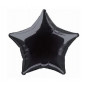 Black Star Foil Balloon - Inflated Black Star Foil Balloon - Inflated