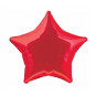 Red Star Foil Balloon - Inflated Red Star Foil Balloon - Inflated