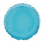 Baby Blue Round Foil Balloon - Inflated Baby Blue Round Foil Balloon - Inflated