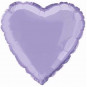 Lavender Heart Foil Balloon - Inflated Lavender Heart Foil Balloon - Inflated