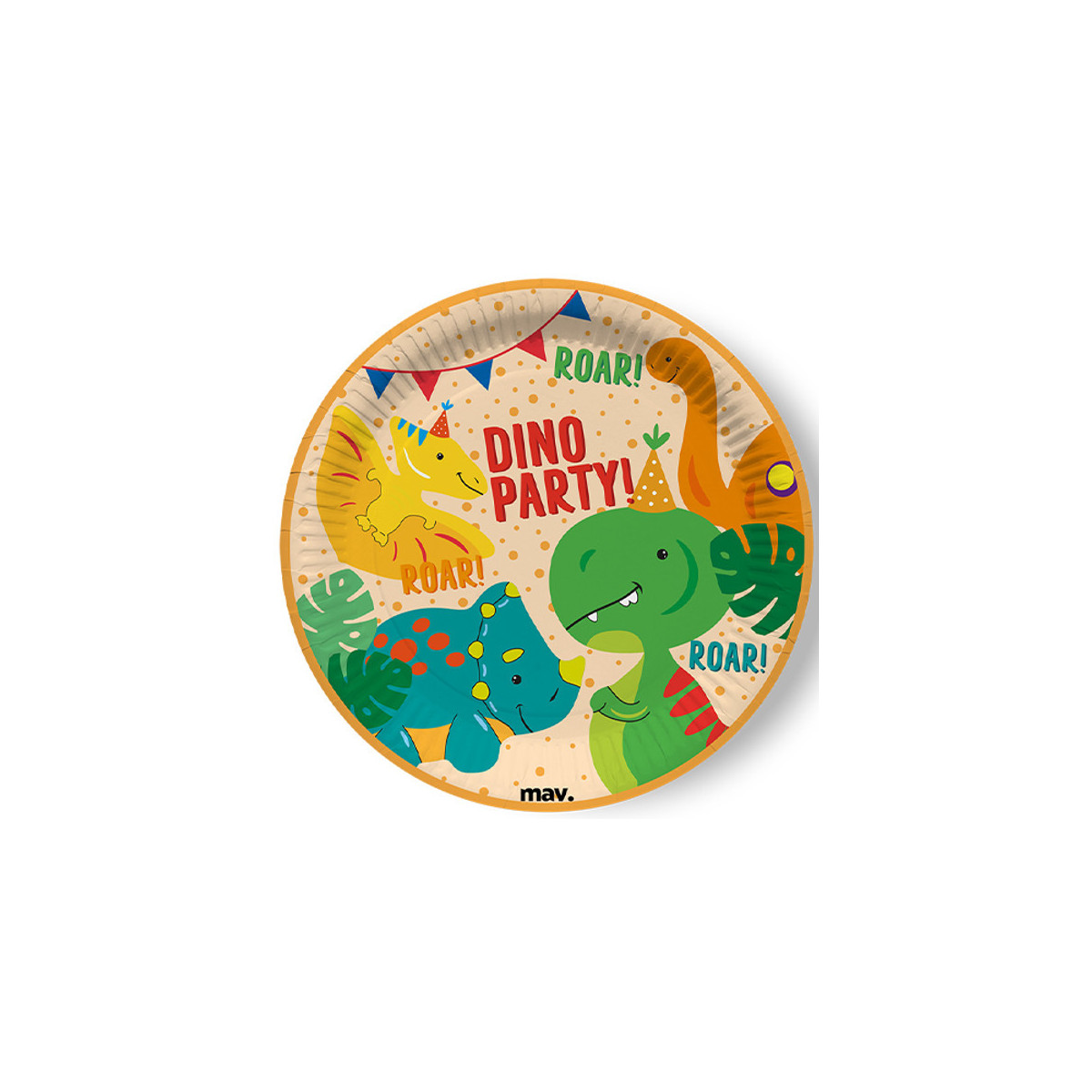Dinosaur Paper Plates