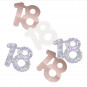 Rose Gold 18th Birthday Confetti
