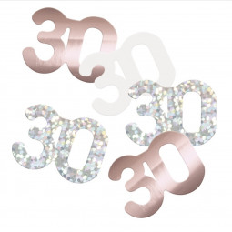 Rose Gold 30th Birthday Confetti