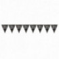Black and Gold Happy 21st Birthday Plastic Bunting