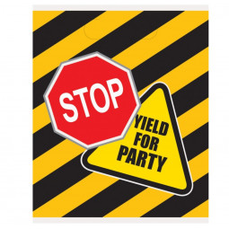 Construction Plastic Party Bags