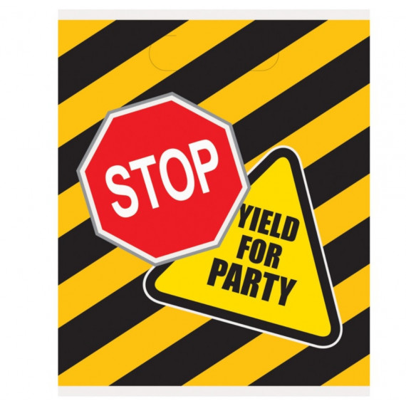 Construction Plastic Party Bags Construction Plastic Party Bags