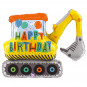 Digger Supershape Foil Balloon - Inflated