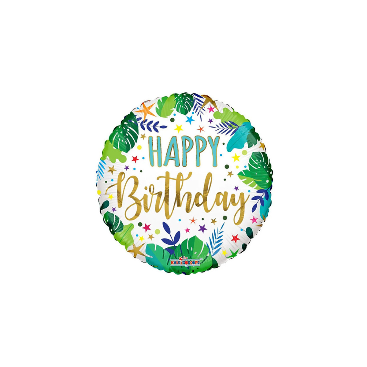 Jungle Happy Birthday Foil Balloon - Inflated