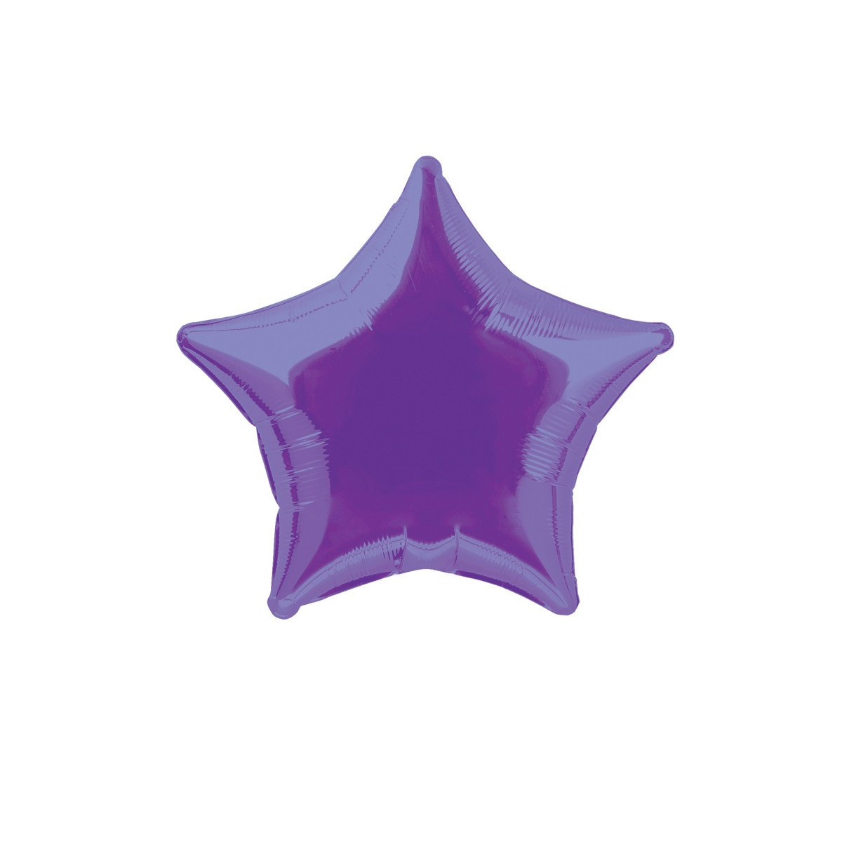 Purple Star Foil Balloon - Inflated Purple Star Foil Balloon - Inflated