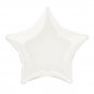 White Star Foil Balloon - Inflated White Star Foil Balloon - Inflated