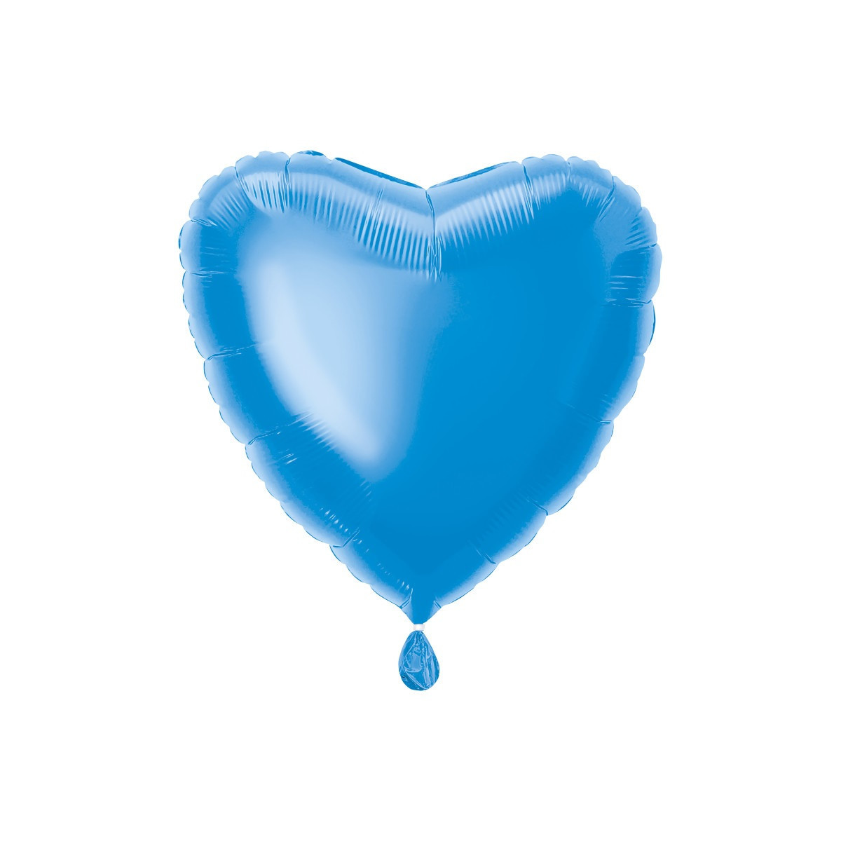 Dark Blue Heart Foil Balloon - Inflated Dark Blue Heart Foil Balloon - Inflated