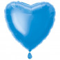 Dark Blue Heart Foil Balloon - Inflated Dark Blue Heart Foil Balloon - Inflated