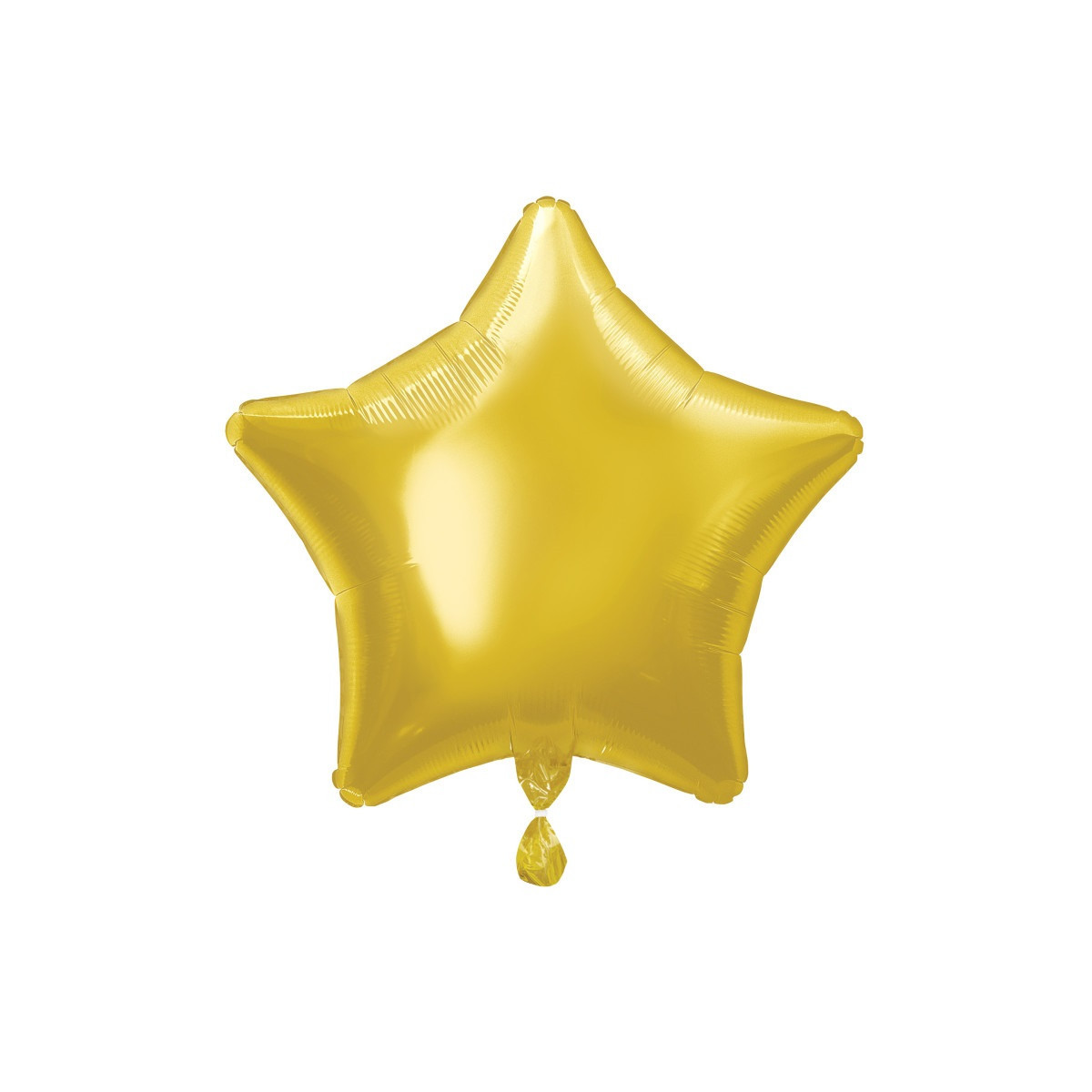 Gold Star Foil Balloon - Inflated Gold Star Foil Balloon - Inflated