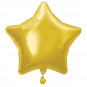 Gold Star Foil Balloon - Inflated Gold Star Foil Balloon - Inflated