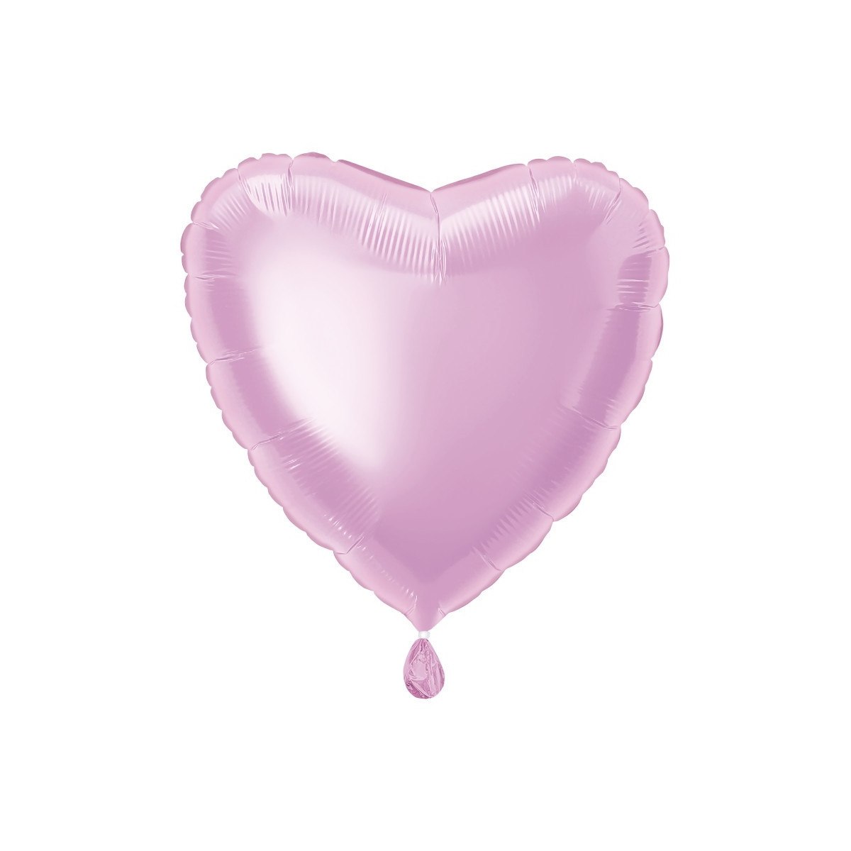 Pink Heart Foil Balloon - Inflated Pink Heart Foil Balloon - Inflated
