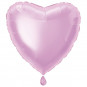 Pink Heart Foil Balloon - Inflated Pink Heart Foil Balloon - Inflated
