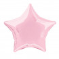 Pink Star Foil Balloon - Inflated Pink Star Foil Balloon - Inflated