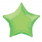 Lime Green Star Foil Balloon - Inflated Lime Green Star Foil Balloon - Inflated