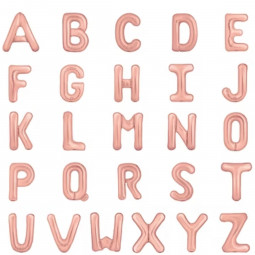 Create your own AIR-FILLED Balloon Banner! - Rose Gold