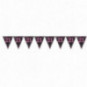 Pink and Black Happy 21st Birthday Plastic Bunting