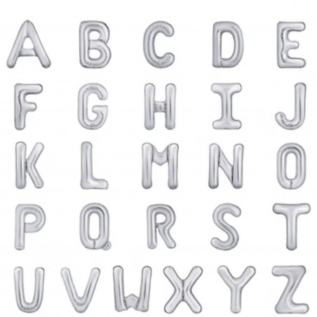 Create your own AIR-FILLED Balloon Banner! - Silver