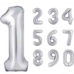 Create your own AIR-FILLED Balloon Banner! - Silver