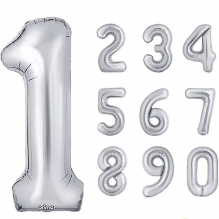 Create your own AIR-FILLED Balloon Banner! - Silver