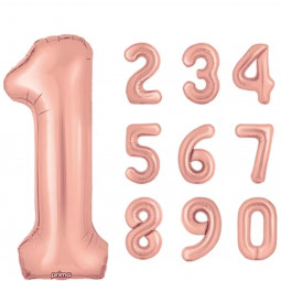 Create your own AIR-FILLED Balloon Banner! - Rose Gold