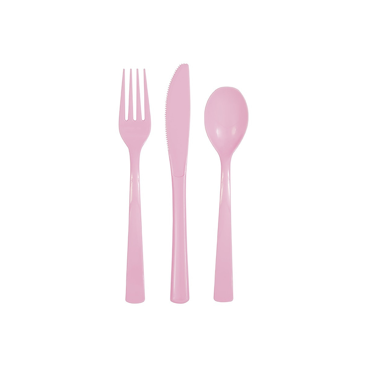 Light Pink Plastic Cutlery Light Pink Plastic Cutlery