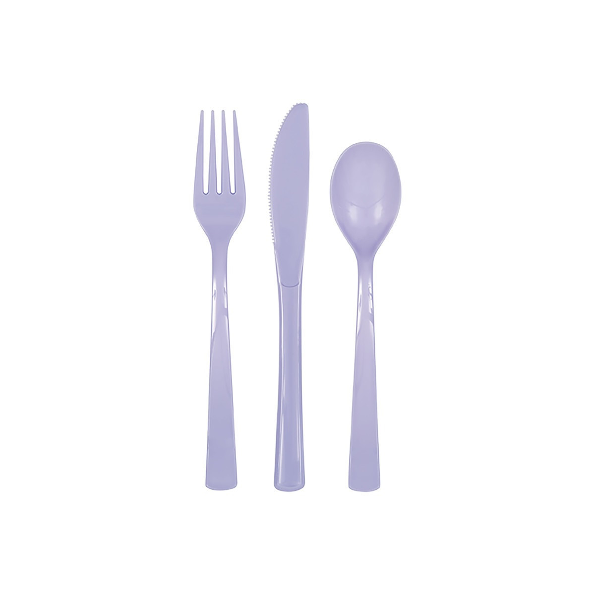 Lavender Plastic Cutlery Lavender Plastic Cutlery