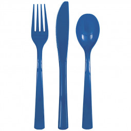 Royal Blue Plastic Cutlery