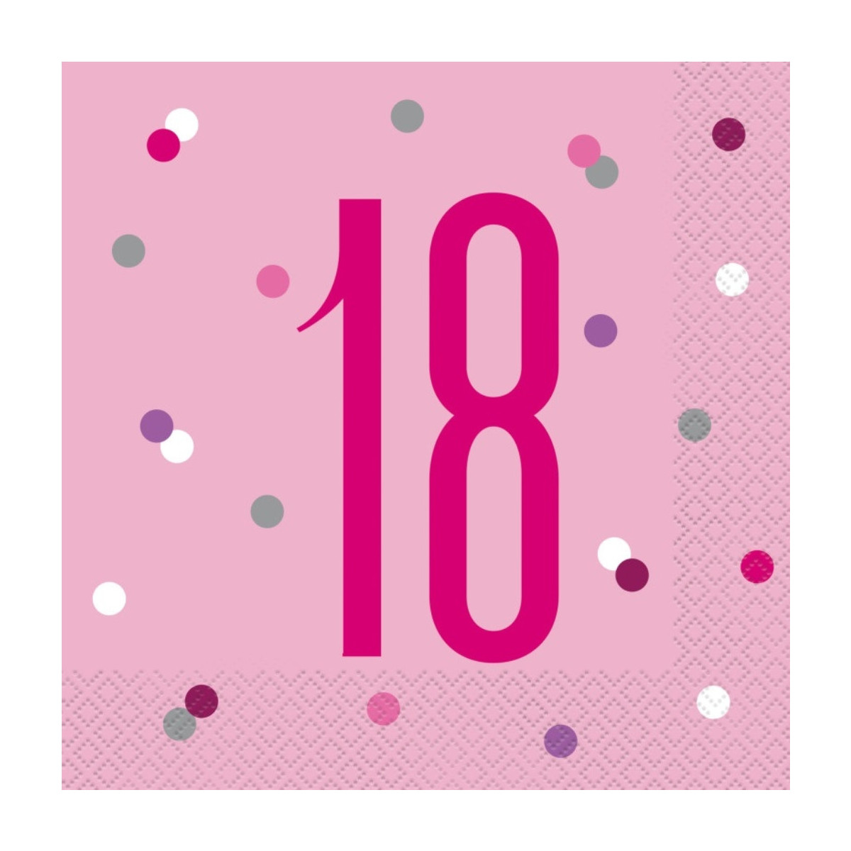 Pink Glitz 18th Napkins