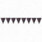 Pink and Black Happy Birthday Plastic Bunting