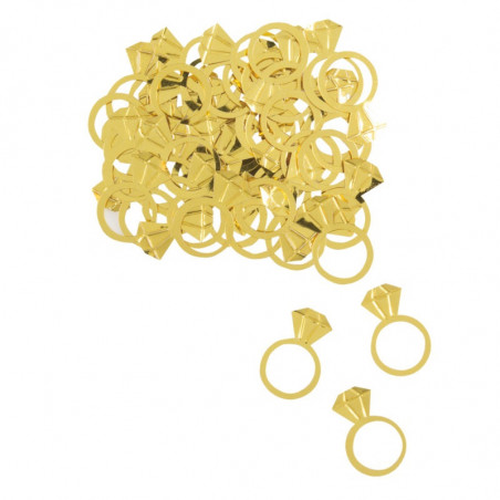 Gold Diamond Ring Confetti