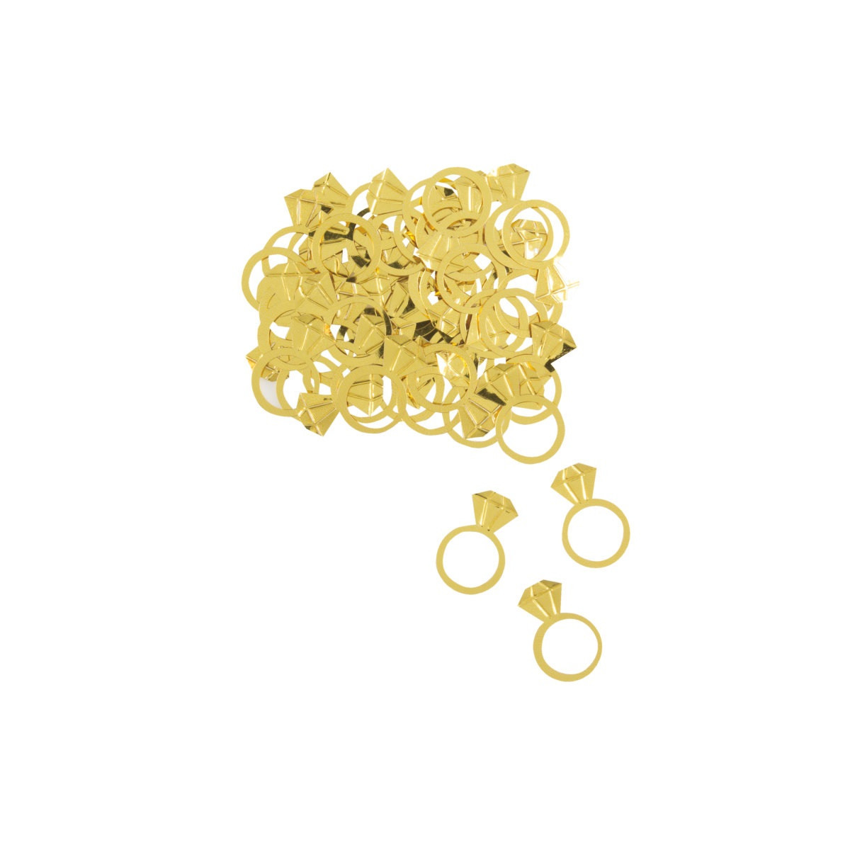 Gold Diamond Ring Confetti Gold Diamond Ring Confetti