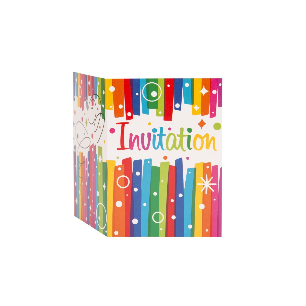 Rainbow Party Invitations