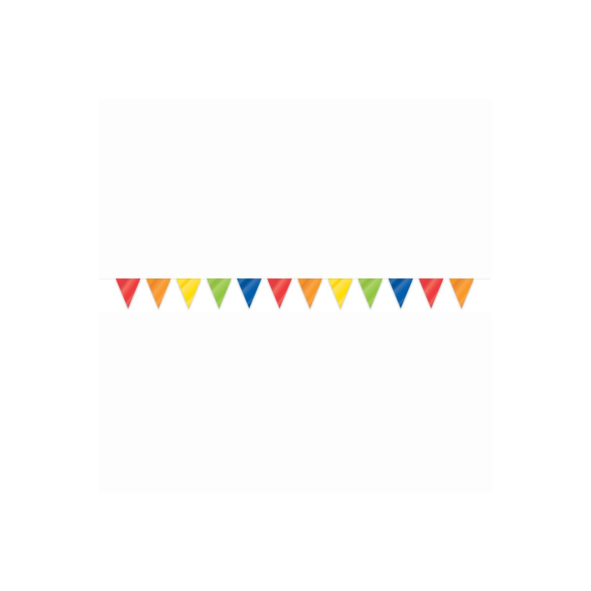 Multicoloured Plastic Bunting Bunting - 32ft Multicoloured Plastic Bunting Bunting - 32ft