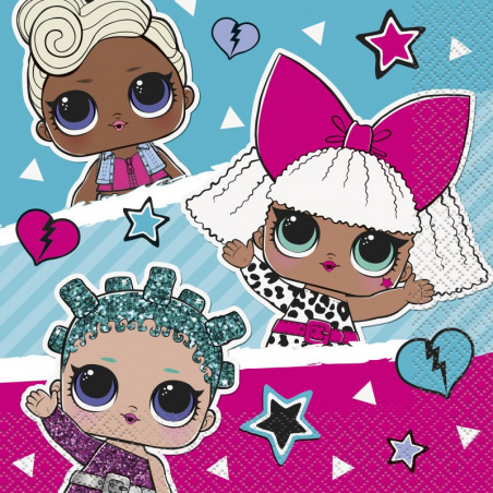 LOL Doll Paper Napkins