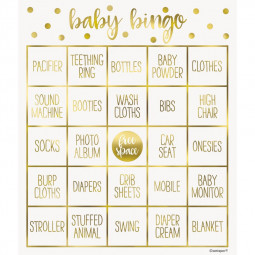 Baby Shower Bingo Game