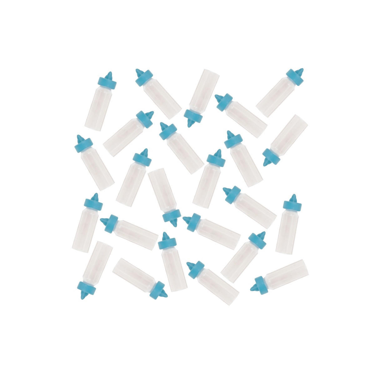 Blue Mini Baby Bottles Table Sprinkles Blue Mini Baby Bottles Table Sprinkles