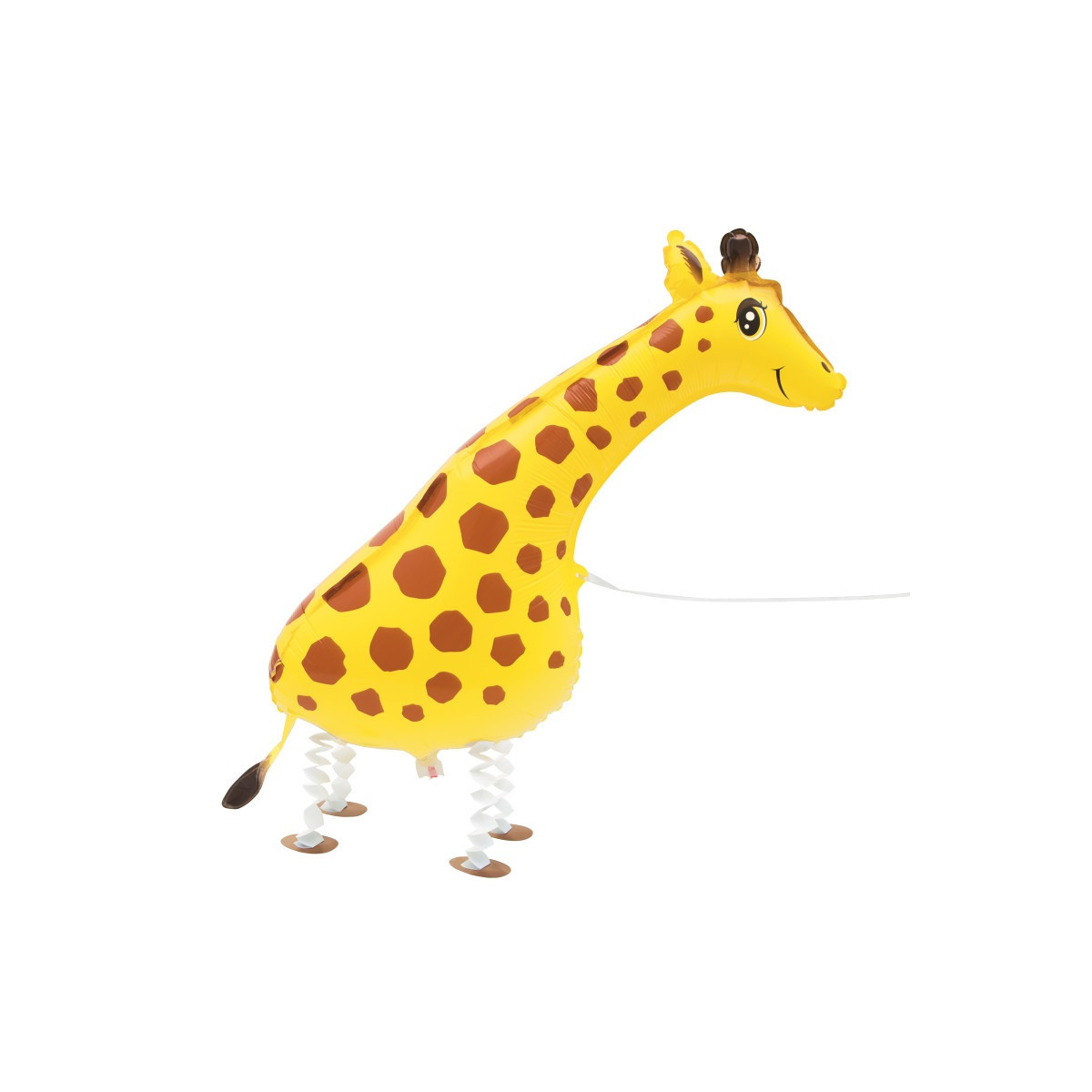 Giraffe Walking Pet Foil Balloon - Inflated