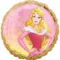 Sleeping Beauty Round Foil Balloon - Inflated Sleeping Beauty Round Foil Balloon - Inflated