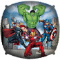 Avengers Square Foil Balloon - Inflated Avengers Square Foil Balloon - Inflated
