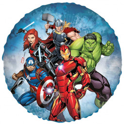 Avengers Round Foil Balloon - Inflated