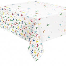 Balloon Dog Plastic Tablecover