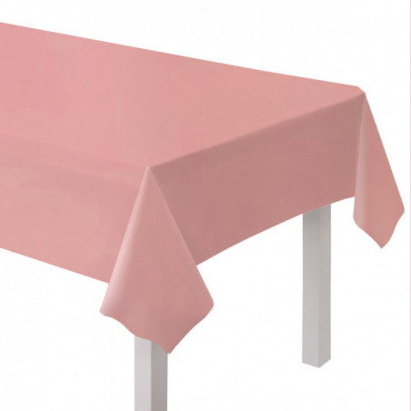 Light Pink Plastic Tablecover