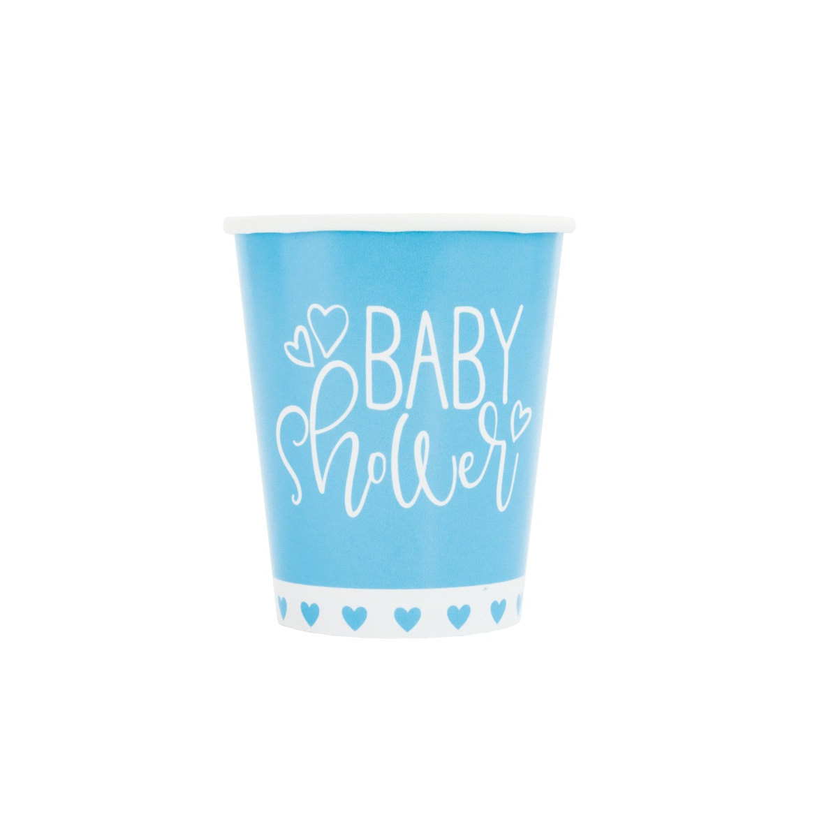 Blue Baby Shower Paper Cups - 8 Pack