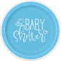 Blue Baby Shower Paper Plates - 8 Pack Blue Baby Shower Paper Plates - 8 Pack